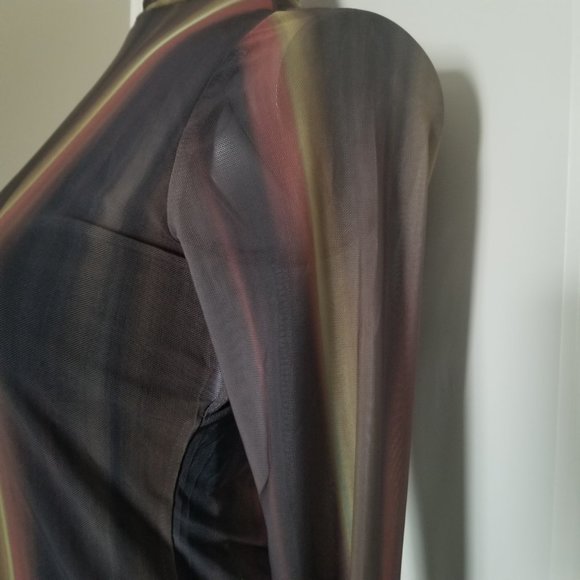 Rachel Zoe Sheer Top with Black Undershirt attached - Picture 5 of 9